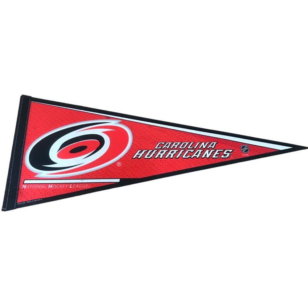 Carolina Hurricanes Pennant NHL Flag By WinCraft 12 X 30" Hockey